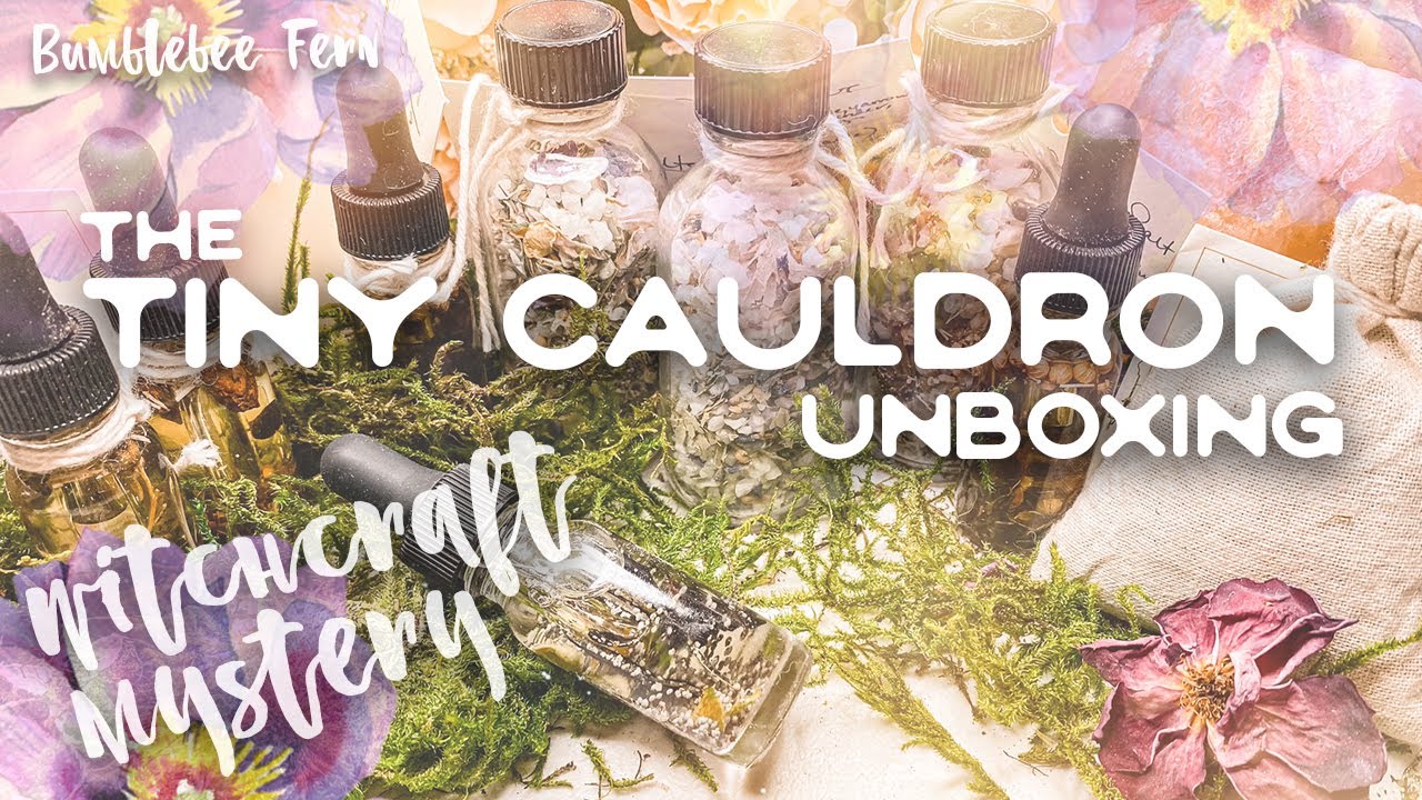 THE TINY CAULDRON UNBOXING: Mystery Witchcraft Box || Bumblebee Fern