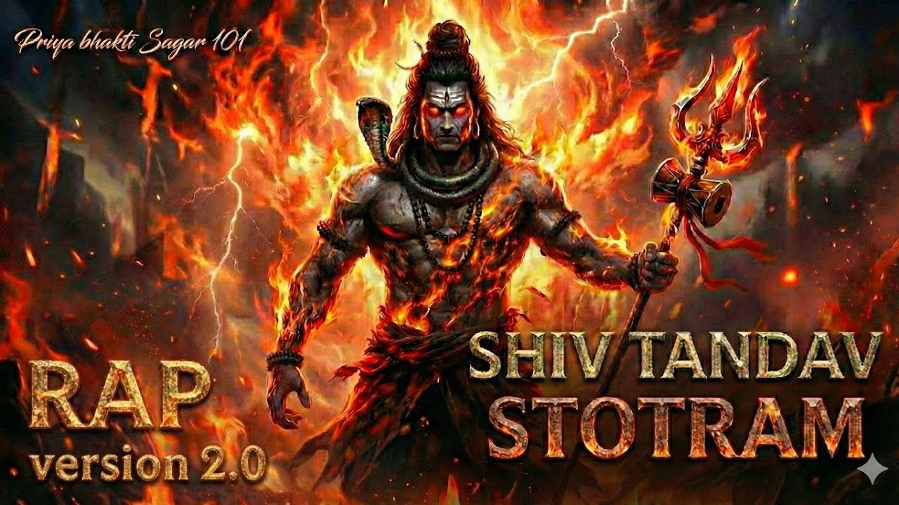 Shiv Tandav Stotram। Har har mahadev 🙏🙏 jai bholenath। Trending rap song🔥🔥