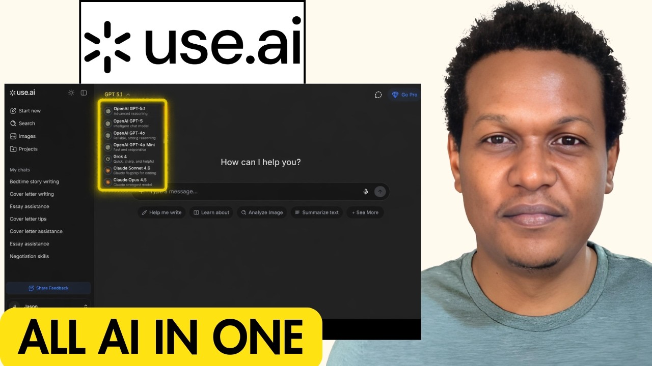 Обзор и руководство по Use.AI (доступ к нескольким моделям ИИ в одном месте)