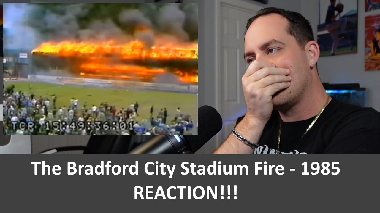 American Reacts to The Bradford City Football Club Stadium Fire in 1985 REACTION
