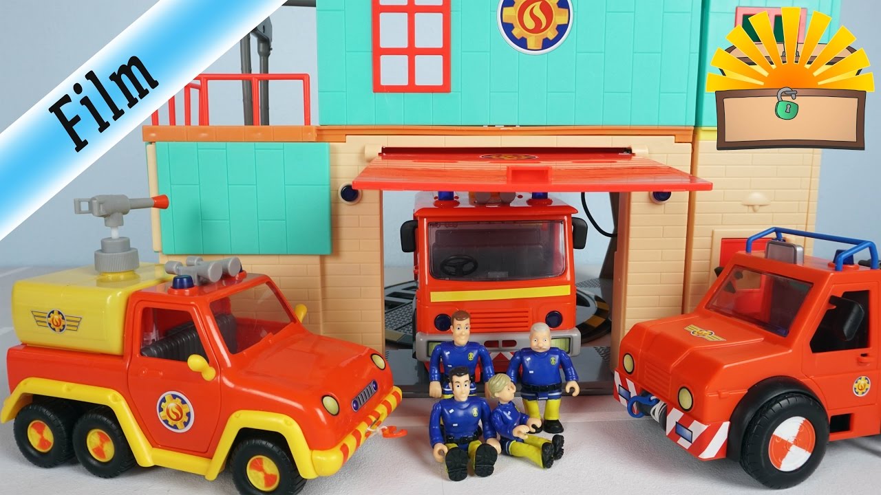 UMZUG in die NEUE FEUERWACHE! AUFFAHRUNFALL mit ELVIS Feuerwehrmann Sam Fireman Folge
