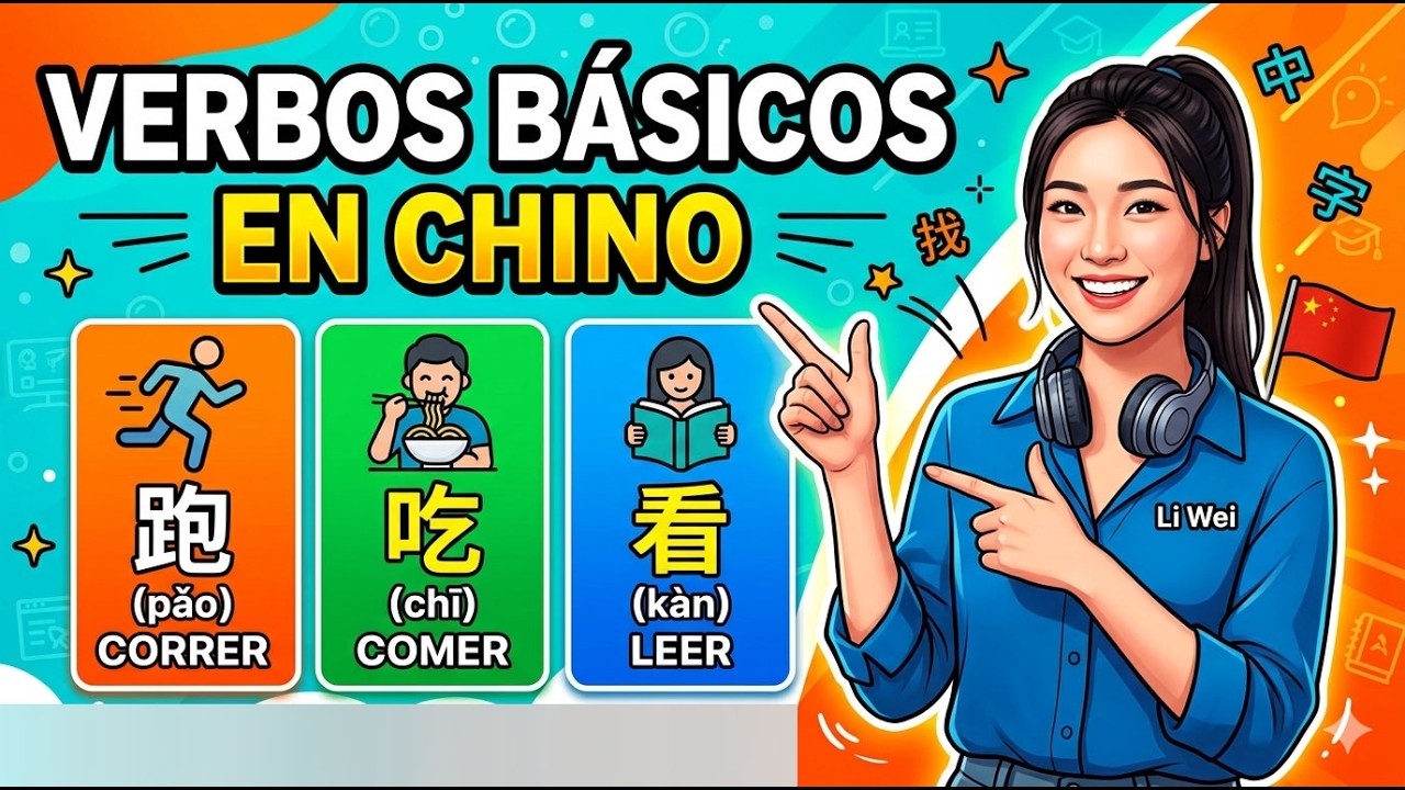🇨🇳 Chino: Verbos Básicos (Video 1)