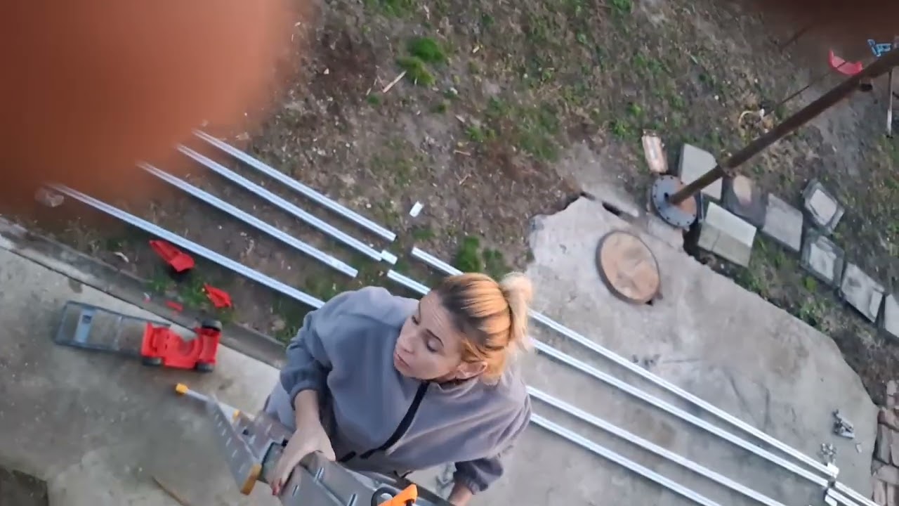 Am distrus impactul si camera video, montare panouri fotovoltaice partea #1#
