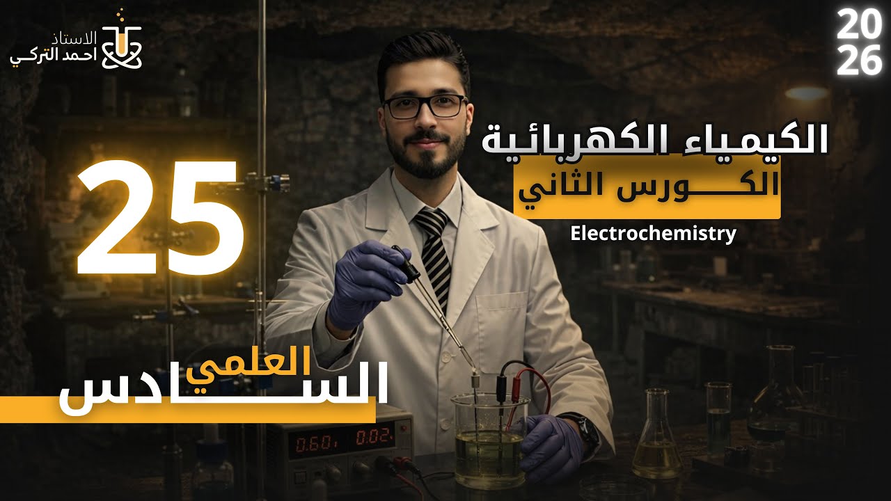 كيماء السادس العلمي | المحاضرة الخامسة والعشرون | الفصل الرابع| الأستاذ أحمد تركي