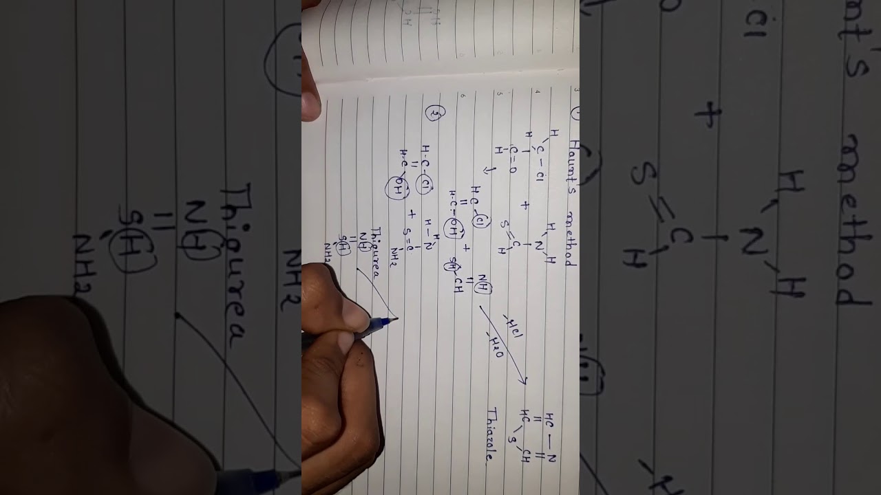 thiazole||Synthesis of thiazole||✍️In gujarati||