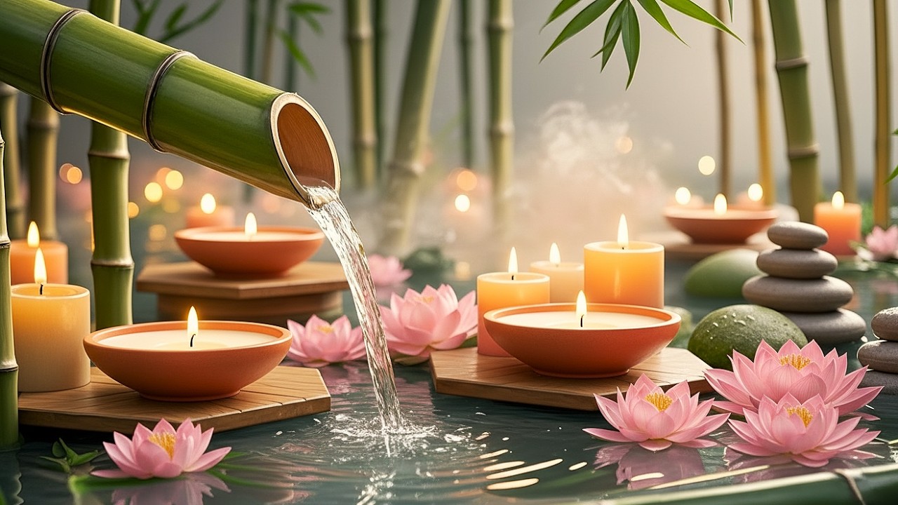 Let Go Tonight | Piano & Bamboo Water