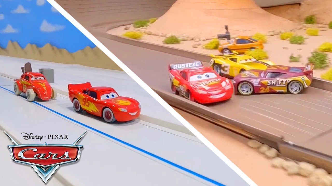 Lightning McQueen’s Epic Racing Moments | Pixar Cars | @disneyjr
