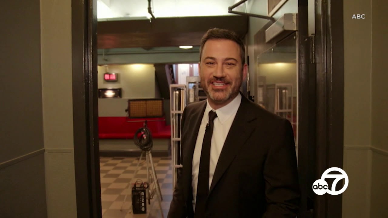 Jimmy Kimmel gives George Pennacchio behind-the-scenes tour of 
