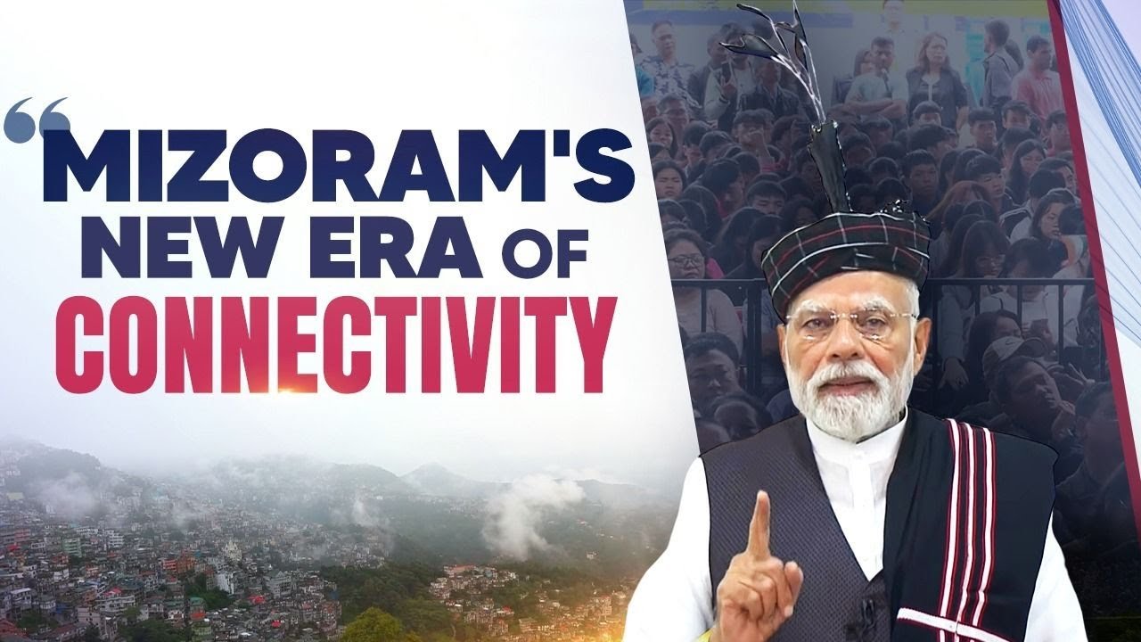 PM Modi's big gift to Aizawl! The Bairabi–Sairang line puts Mizoram on India's railway map!