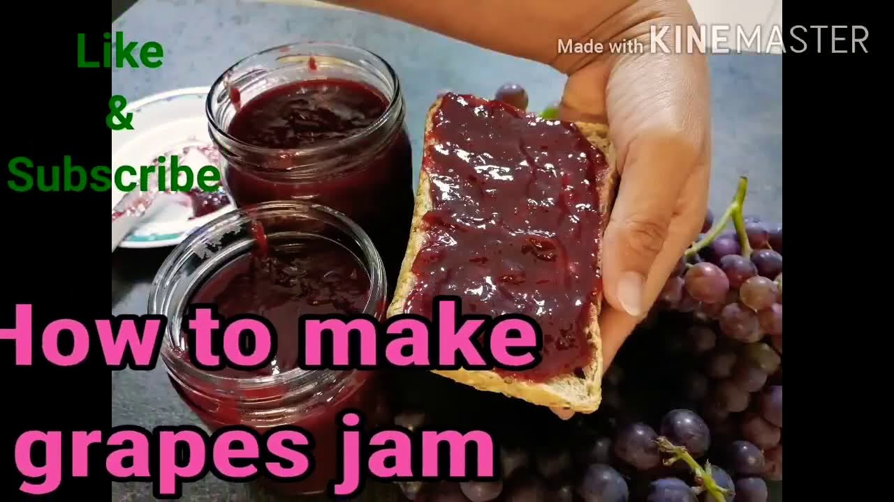 HOW TO MAKE SEEDLESS GRAPES JAM