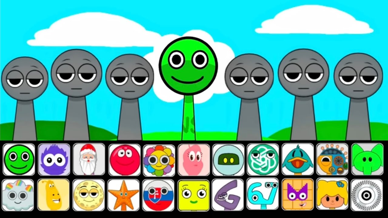 🔥 NEW Sprunki OCs Characters, Fluffy ,Fun Clicker#incredibox​ #sprunki​ #incrediboxsprunki​