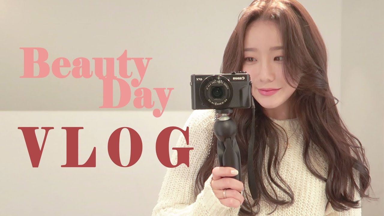 머리하는날✂️ 뷰티데이 미용실 브이로그 (차홍아르더 협찬) /네일 💅🏻/헤어💇🏼‍♀️
