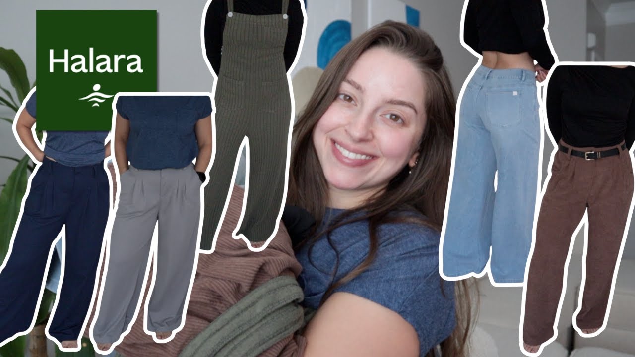 Halara Try-On Haul | Petite | Work Pants, Knit Overalls, Low-Rise Flex Denim