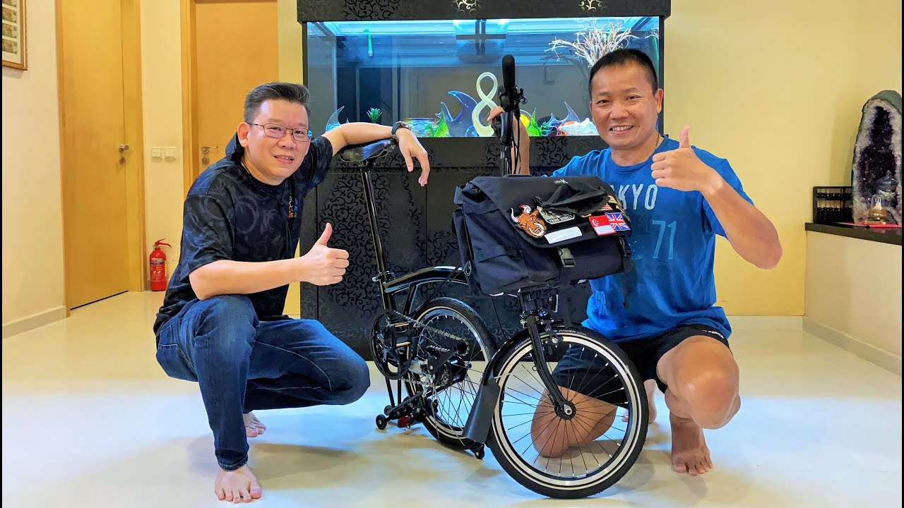 LIOW VIDEO: Brompton M6L-X Black, Black Edition 小布折叠车开箱 (Part 1/2)