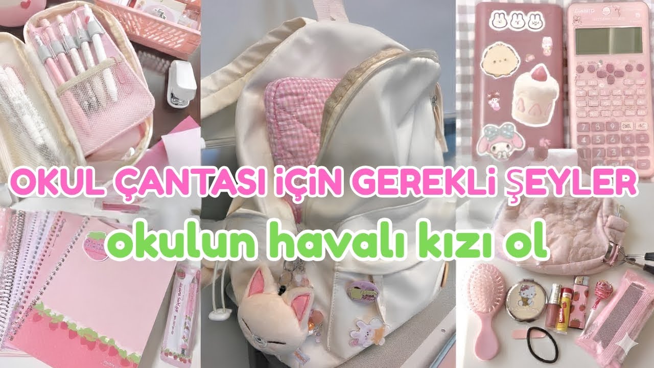 🌸 OKUL ÇANTANIZDA BULUNMASI GEREKENLER ✨️📒 OKULUN POPÜLER KIZI OL 🎀