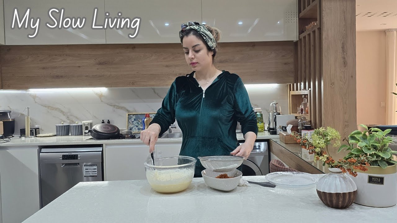 Slow & Cozy Cooking Vlog 🧡 | Productive Morning Routine ,Carrot Cake🥕