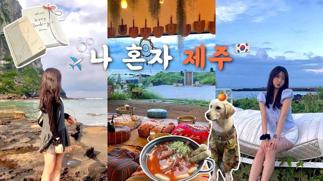 🍊jeju vlog | 혼자 제주도 여행 3박 4일 | 뚜벅이 동쪽 여행 | 인생 첫 게스트하우스 , 감성숙소 , 힐링여행 