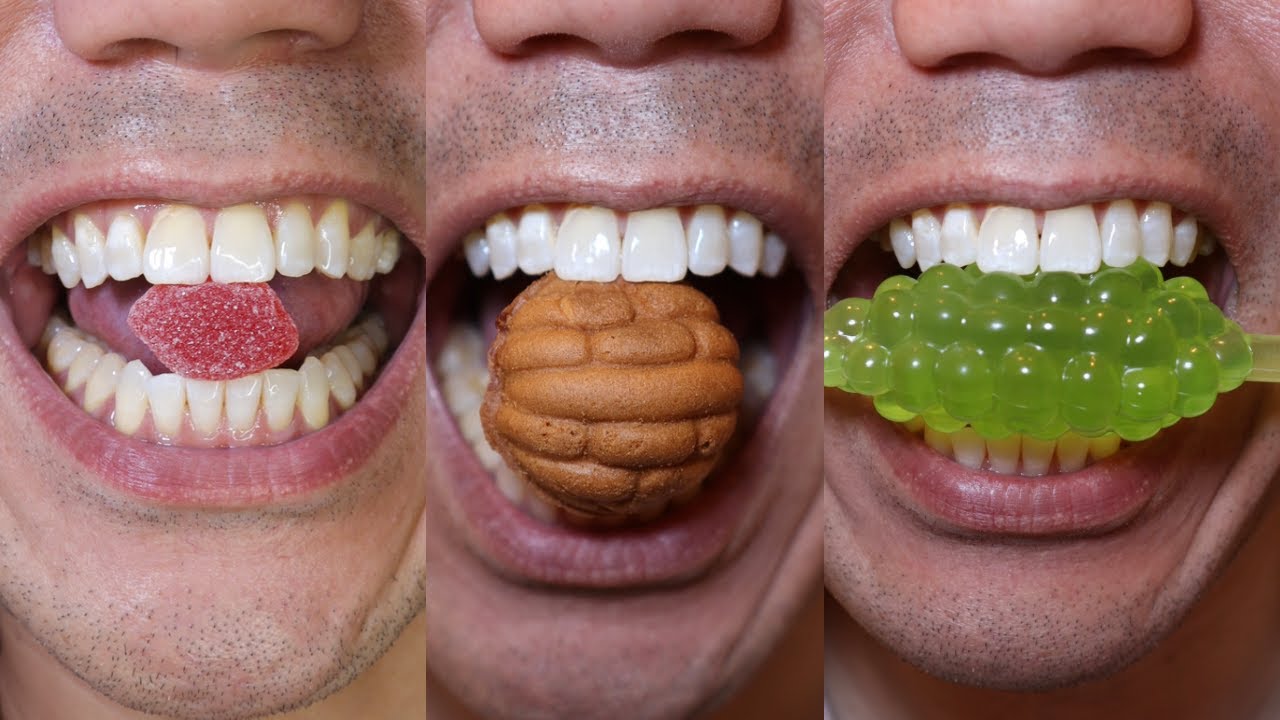 Most Satisfying Chewing ASMR #Compilation #ASMR