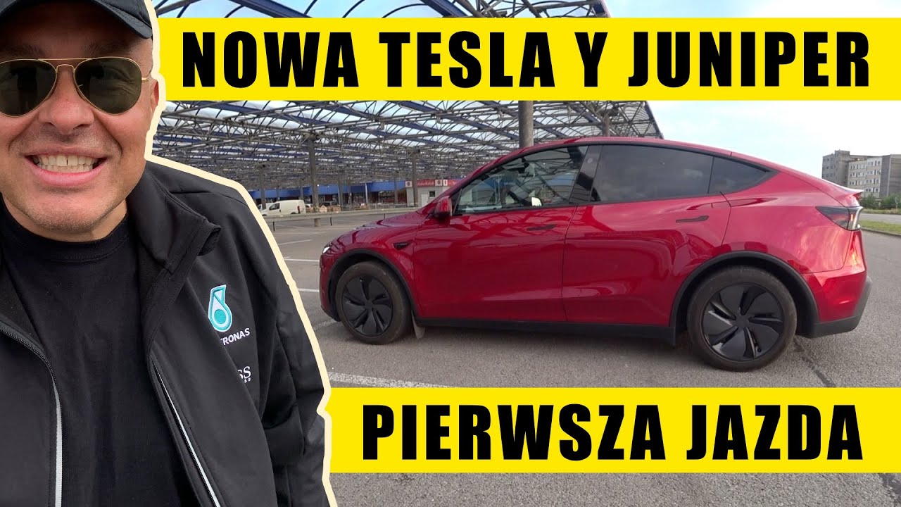 Nowa Tesla Y Juniper - pierwsze wrażenia, pierwsza jazda