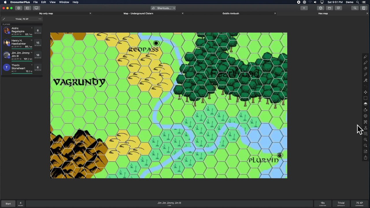 EncounterPlus Updates 4.11.1 PART TWO—New line of sight, fog, grid options, weather and more!