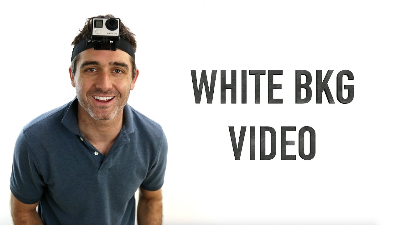 How to Shoot White Background Video - Cheap