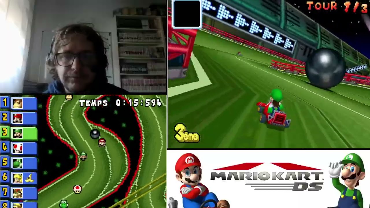 [Эпизод 02] резак для цветов | Mario Kart DS FR