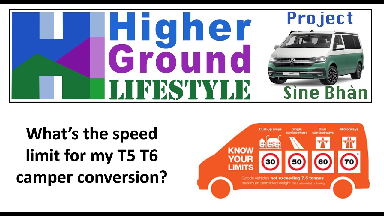 What’s The Speed Limit For My VW T5 T6 T6.1 Camper in the UK and does the V5 definition matter?