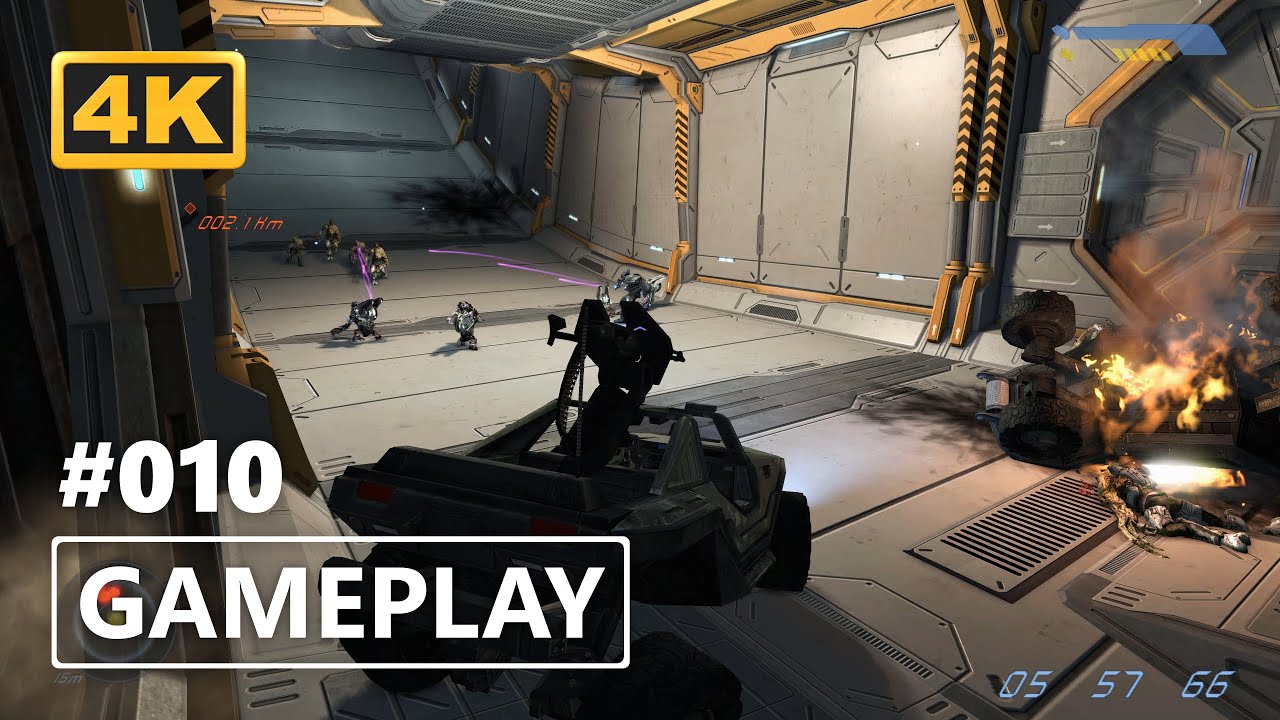 Halo: CE Anniversary Gameplay 4K (No Commentary) - The Maw