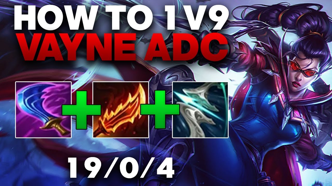 Vayne ADC Gameplay - The Best Vayne Build In Season 11 | League of Legends
