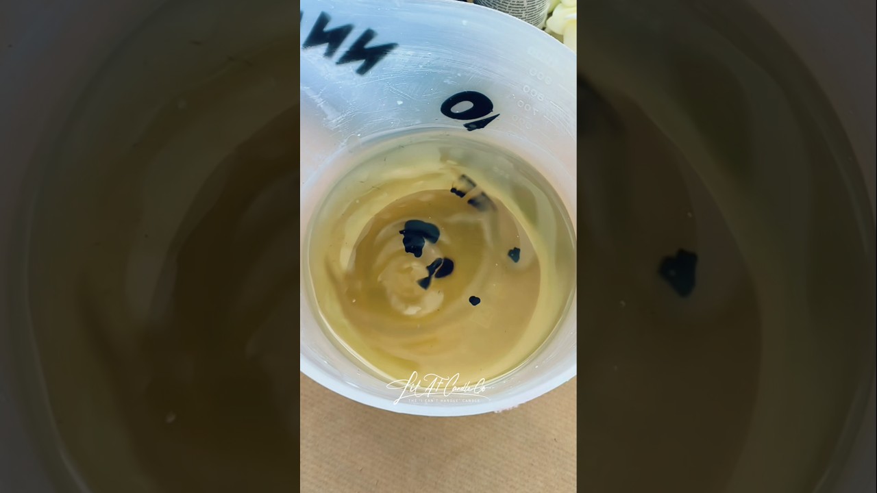 Black wax #litafcandleco #candlecraft #makingcandles #candlewax #candlemaking #candlelovers