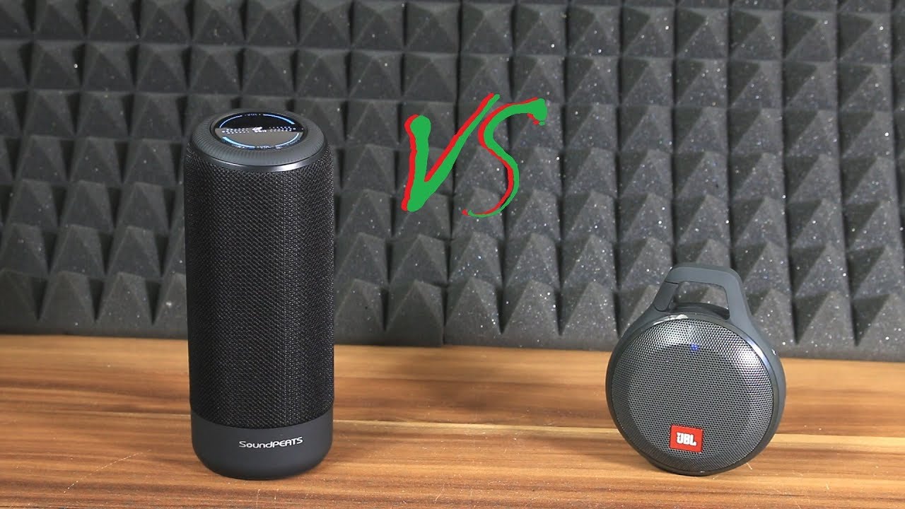 Портативная Беспроводная колонка JBL Clip + plus vs SoundPEATS P4
