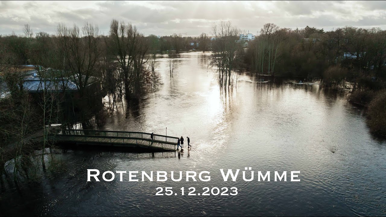 Rotenburg an der Wümme |  Hochwasser am 25.12.2023