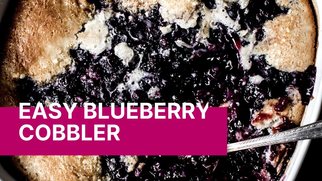 Easy Blueberry Cobbler