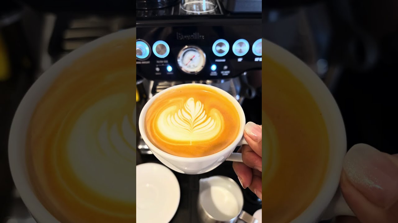 Learning Latte Art at Home ☕ A Slower Morning Routine Home Barista Edition #coffee #morningroutine