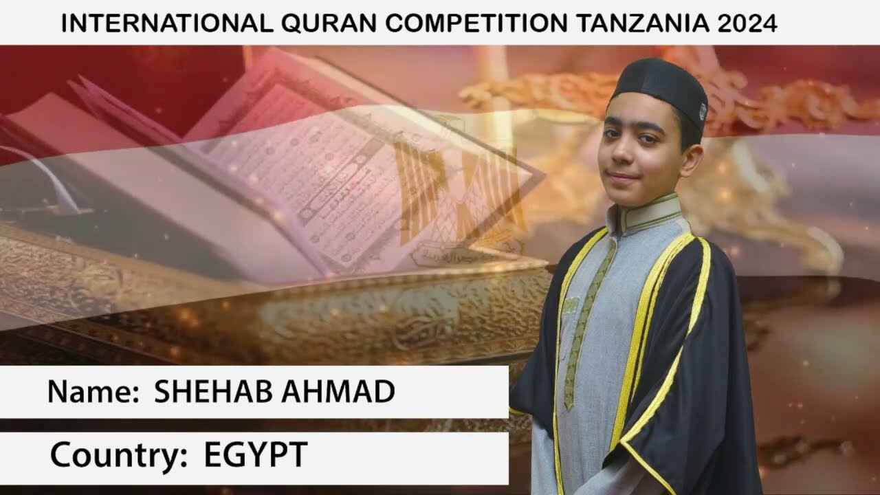 TAZAMA KIJANA MDOGO SHEHAB AHMAD KUTOKA MISRI ALIVYOSOMA QURAN TAJWEED NA KUWA NAMBA 2 KIMATAIFA