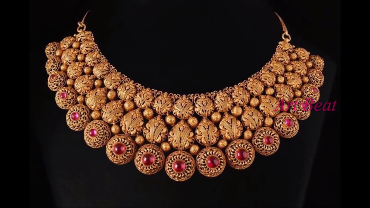 Latest Light Weight Gold Necklace Designs - Beautiful Gold Jewelry Collection