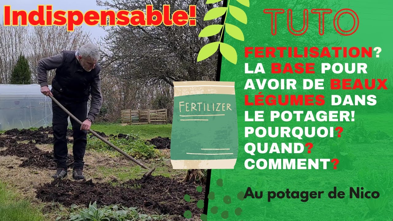 Fertiliser son potager 🌱, c'est la base indispensable pour avoir de beaux légumes!