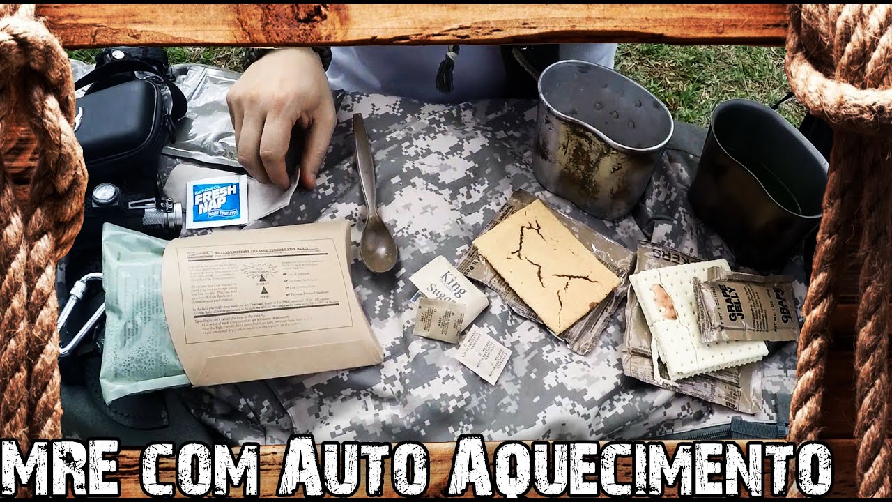 Ração Militar com Auto Aquecimento (MRE + Heaters)