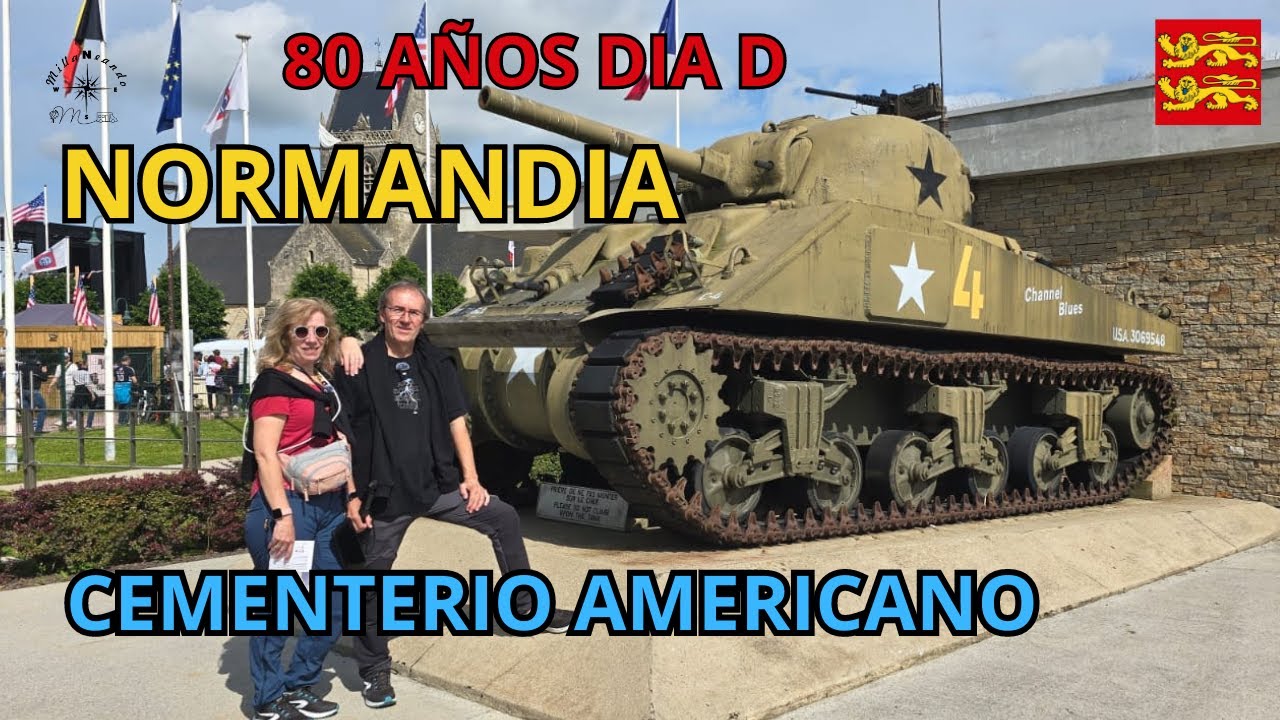 8️⃣0️⃣ AÑOS DIA D - CEMENTERIO AMERICANO #4 | | NORMANDIA EN AUTOCARAVANA 🚐 by MILLANEANDO