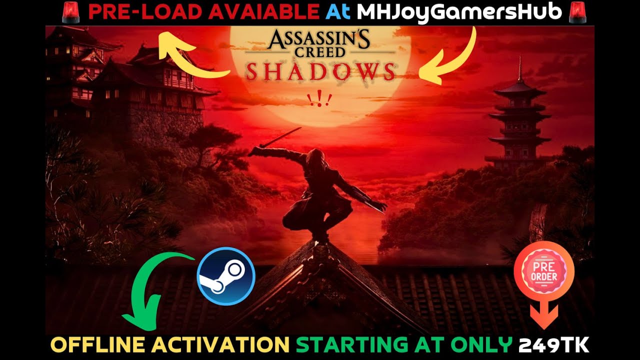 Assassin's Creed Shadows Offline Activation Process (Watch Carefully) - 100% Working