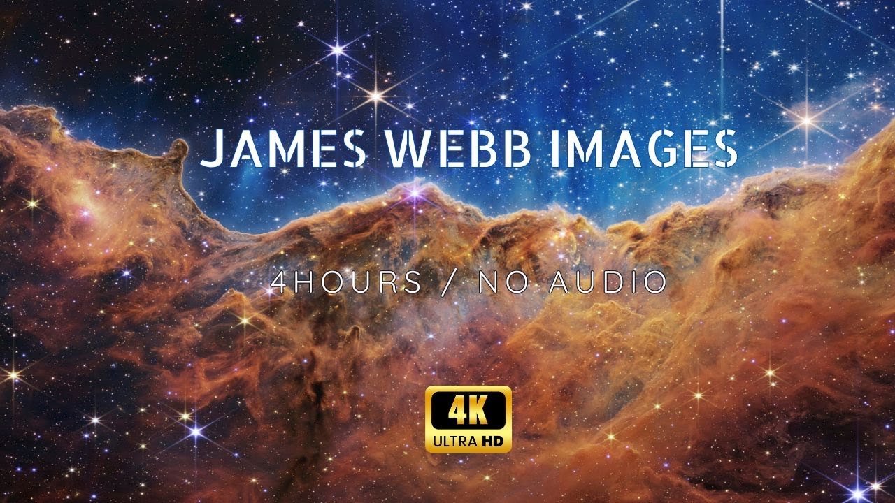 Space Exploration TV Art Slideshow | Apollo, Hubble, James Webb & SpaceX | HD Screensaver | 4 Hours
