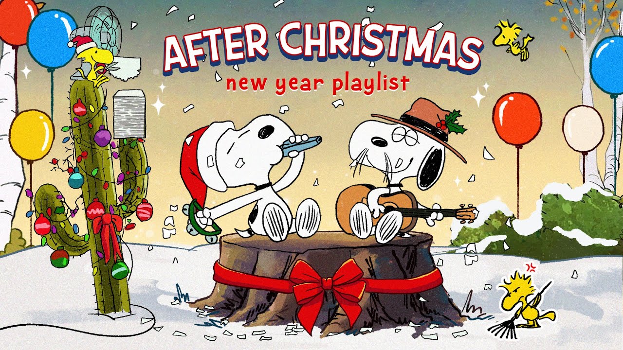 After Christmas Jazz Playlist 🎉🎈 | Chill Out & Relax with Snoopy & Friends