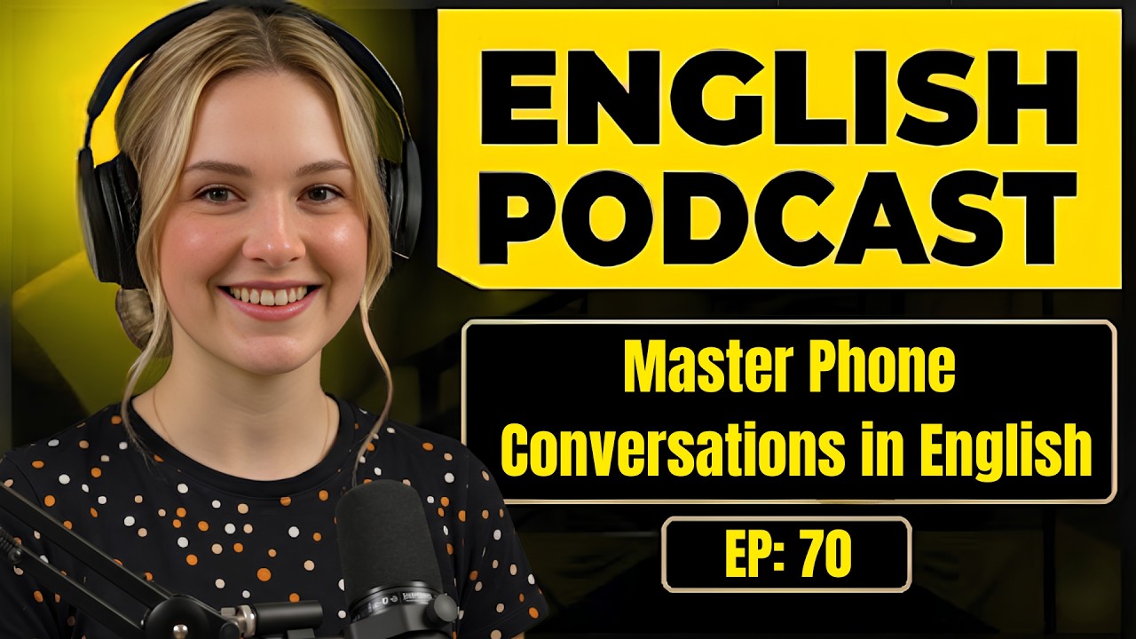 100 Essential Phrases & How to Talk on the Phone in English | English Conversation Practice