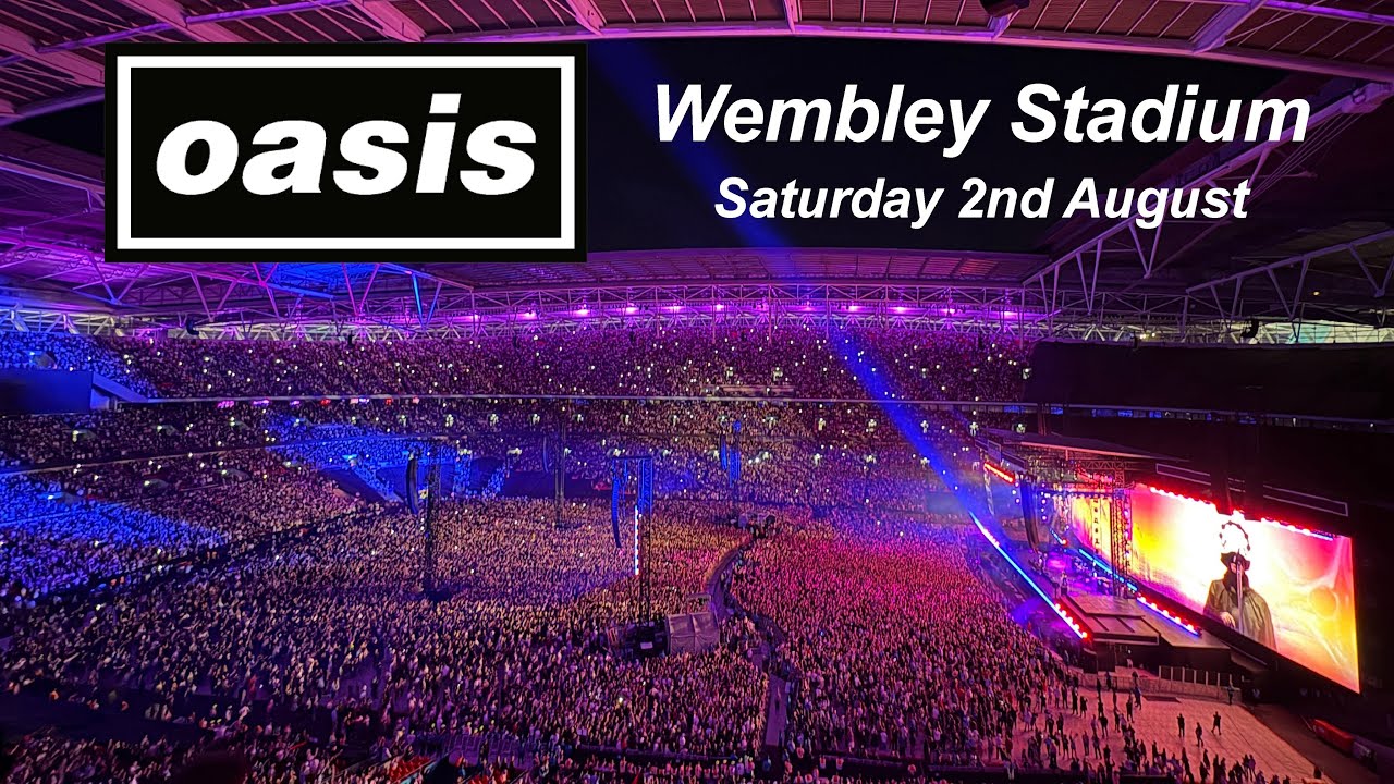 OASIS WEMBLEY STADIUM NIGHT 4 | Top Tier Fan Film. 2nd August 2025