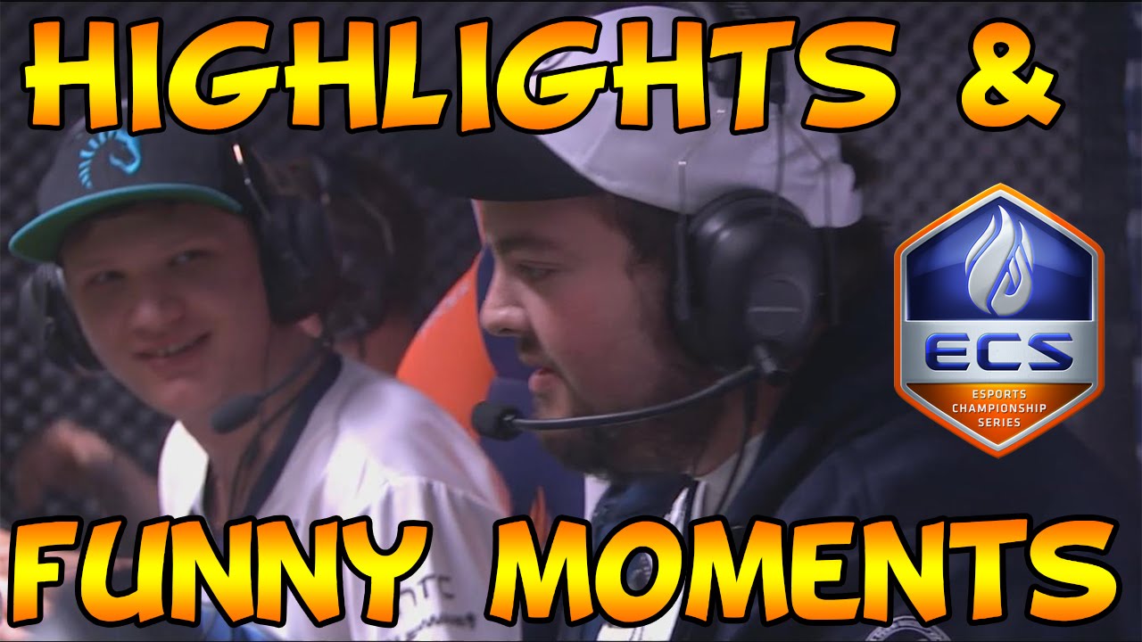 ECS CSGO  - FUNNY MOMENTS & FRAG HIGHLIGHTS - DAY 2!!
