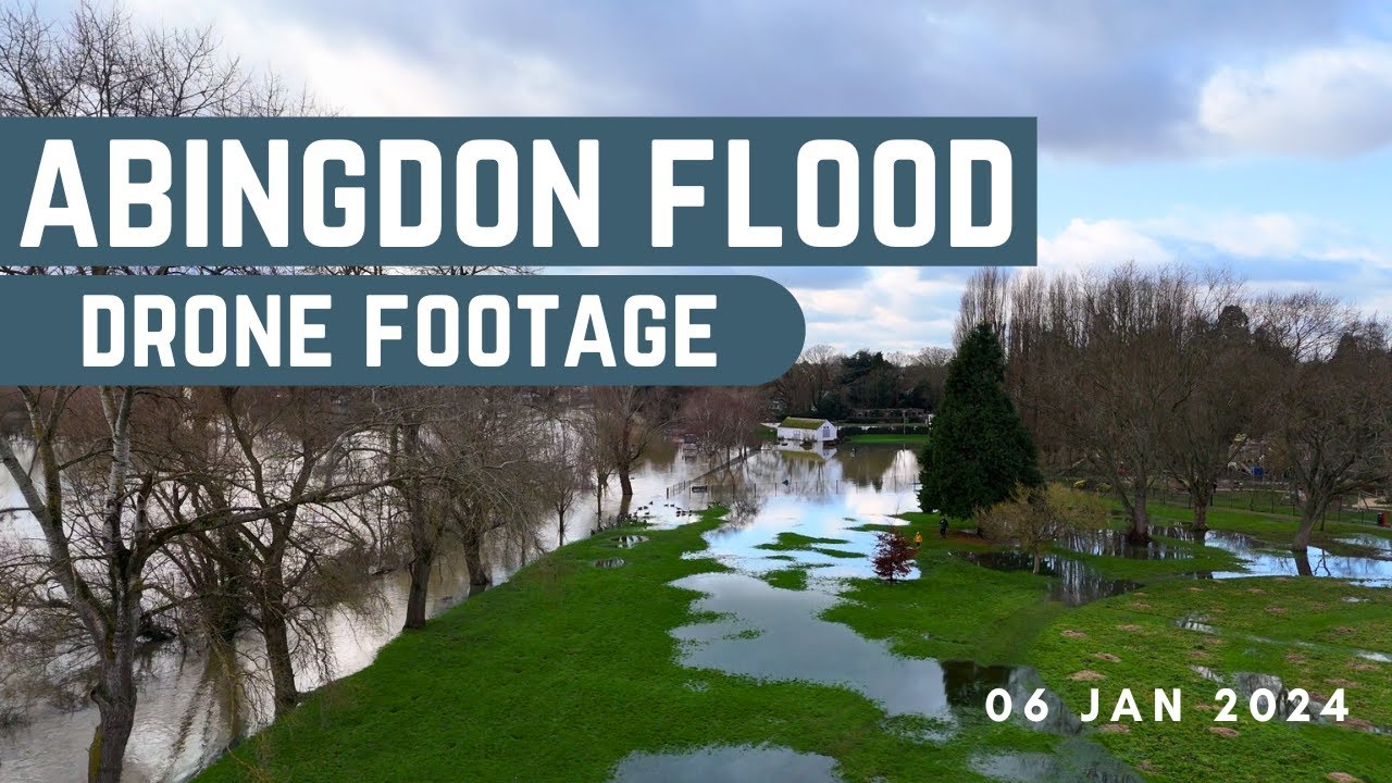 River Thames Flooding Abingdon | Drone shots