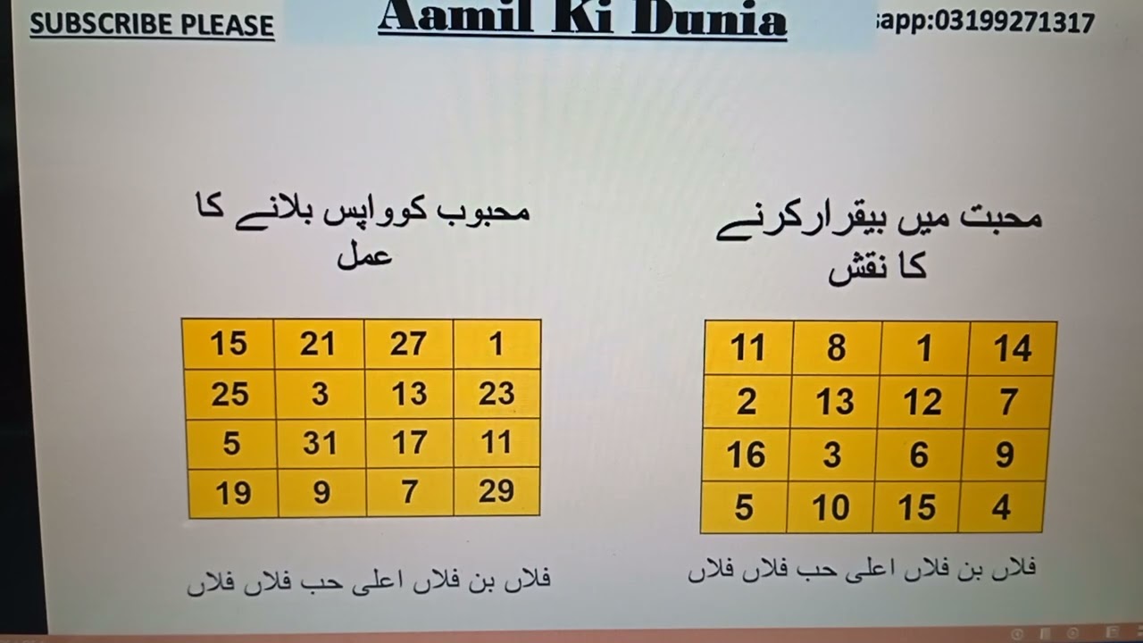 محبت کے عملیات