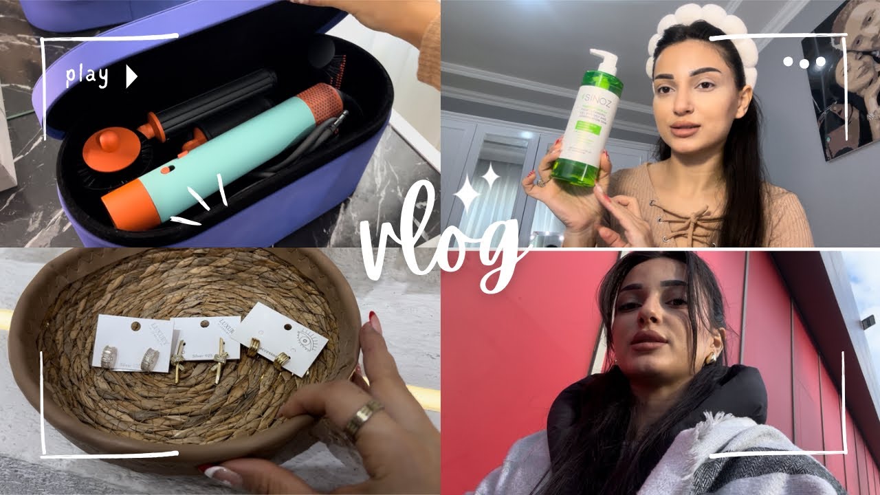 Yoldaşım Dyson aldı🫣 Yeni aldığım məhsullar & hədiyyə alış-verişi vlogu | Günlük Vlog✨