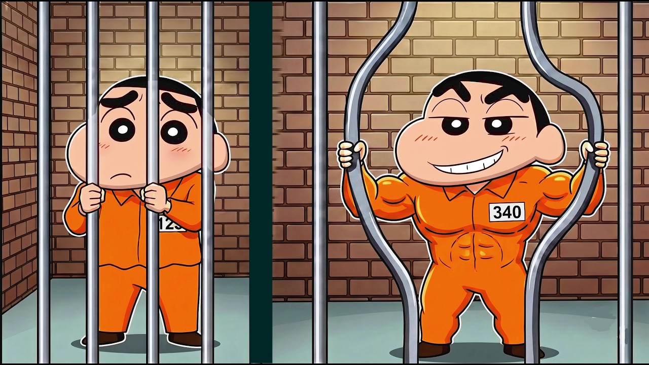 Shinchan And Nobita In Jail 😱 || 🤣 Funny Game Roblox