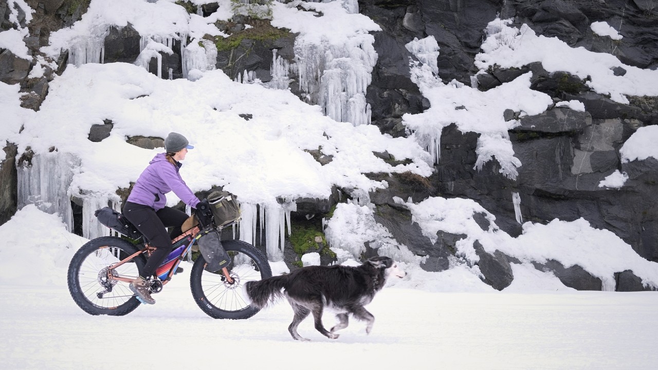 We tried winter bikepacking for the first time (this is what happened)